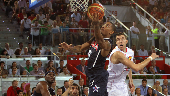 USA-Spain 2010 Derrick Rose