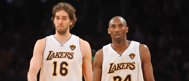 LAL-BOS. Game 3. Gasol & Kobe