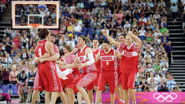 London 2012 basketball russia